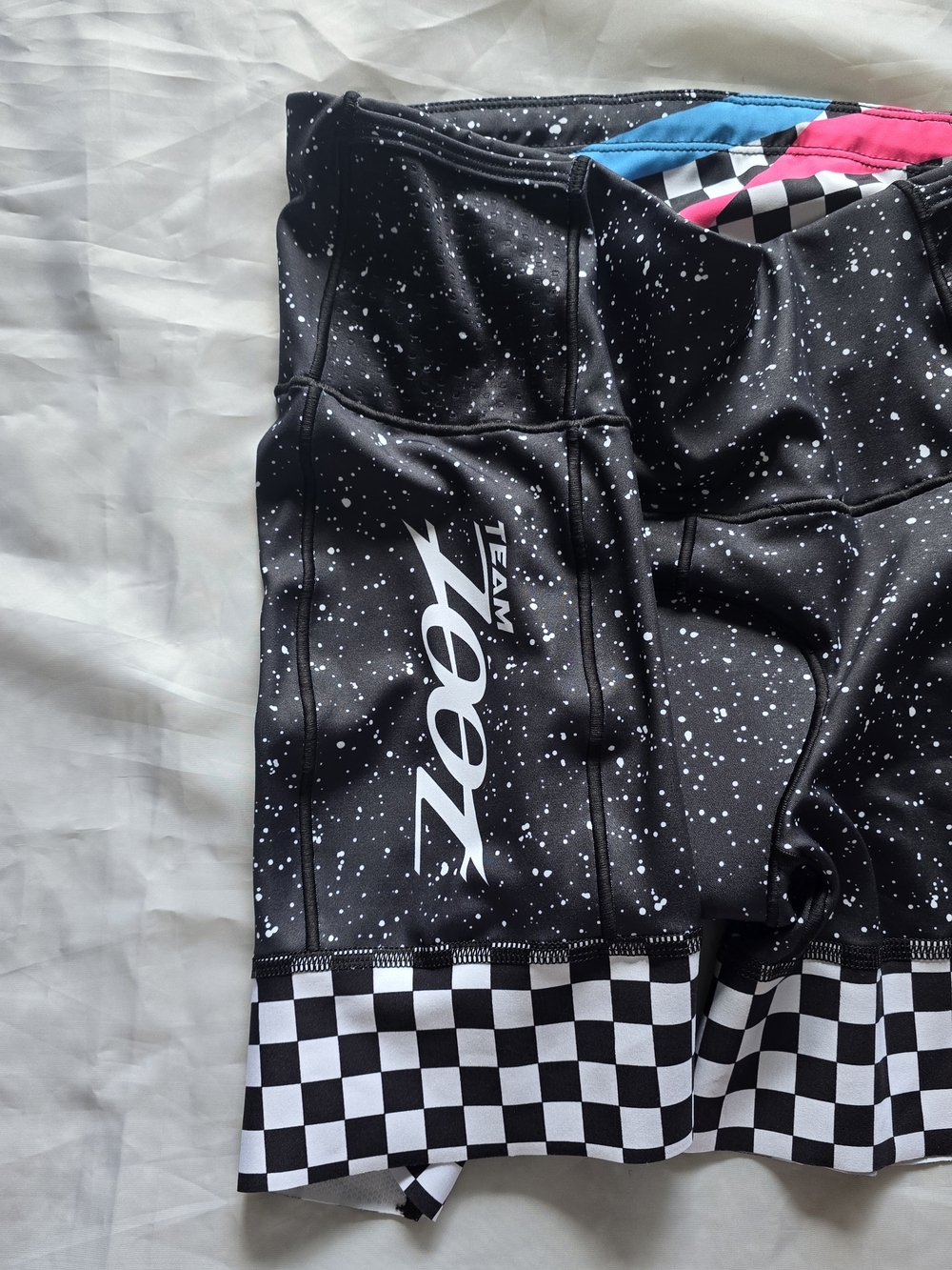 Zoot Black Speckle Bike Shorts - Picture 3 of 4